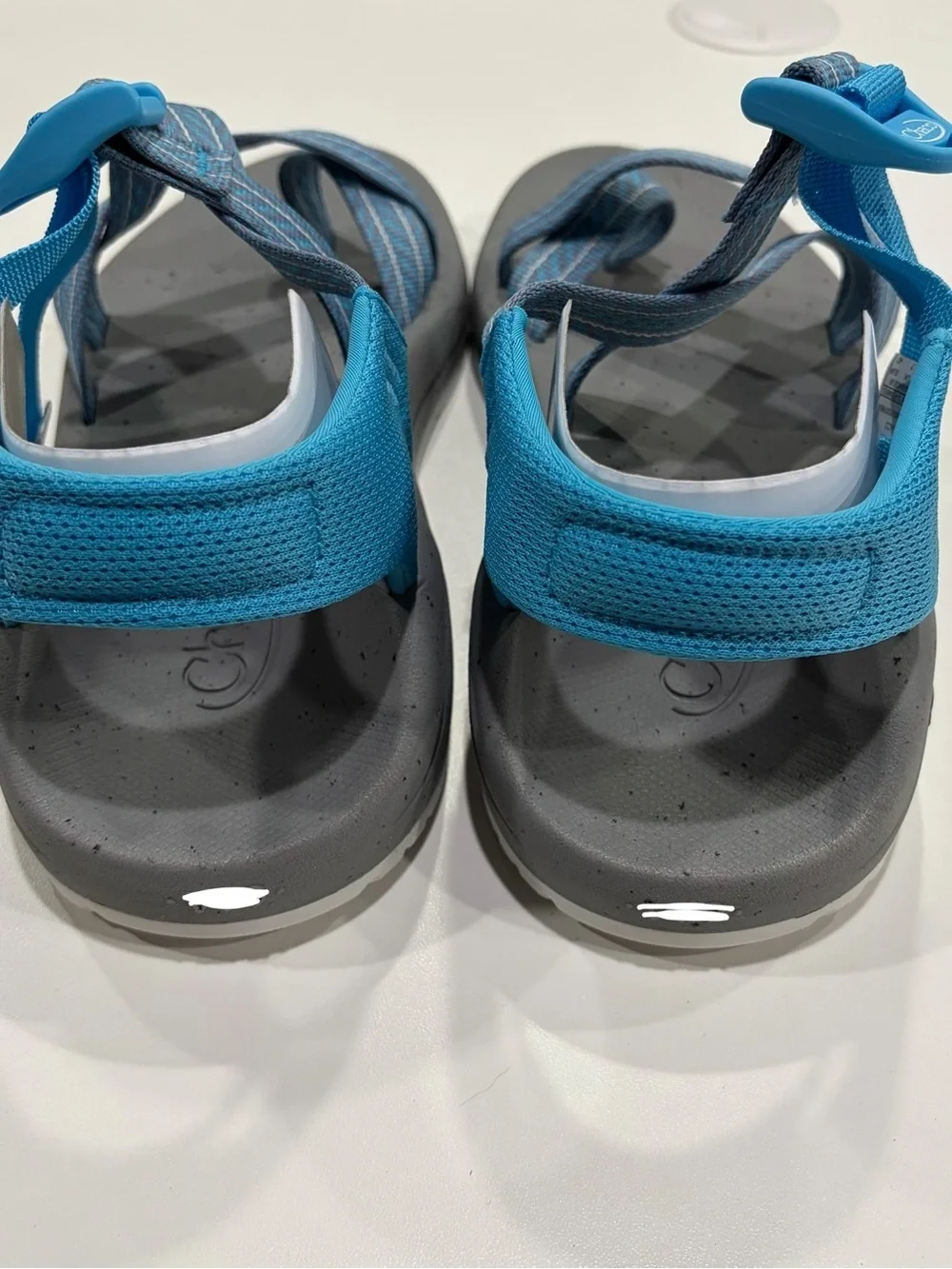 Chaco Women's Size 8 CushZ Toe-Loop Sport Sandals Water Shoes Chacos Blue NWT